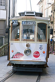 Old historical tram, Porto, Portugal